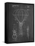 PP187- Chalkboard Parachute 1982 Patent Poster-Cole Borders-Framed Stretched Canvas
