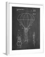 PP187- Chalkboard Parachute 1982 Patent Poster-Cole Borders-Framed Giclee Print