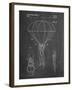 PP187- Chalkboard Parachute 1982 Patent Poster-Cole Borders-Framed Giclee Print