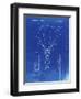 PP187- Faded Blueprint Parachute 1982 Patent Poster-Cole Borders-Framed Giclee Print