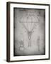 PP187- Faded Grey Parachute 1982 Patent Poster-Cole Borders-Framed Giclee Print