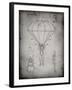 PP187- Faded Grey Parachute 1982 Patent Poster-Cole Borders-Framed Giclee Print