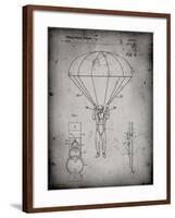 PP187- Faded Grey Parachute 1982 Patent Poster-Cole Borders-Framed Giclee Print