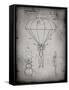 PP187- Faded Grey Parachute 1982 Patent Poster-Cole Borders-Framed Stretched Canvas