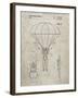 PP187- Sandstone Parachute 1982 Patent Poster-Cole Borders-Framed Giclee Print