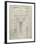 PP187- Sandstone Parachute 1982 Patent Poster-Cole Borders-Framed Giclee Print