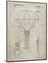 PP187- Sandstone Parachute 1982 Patent Poster-Cole Borders-Mounted Giclee Print