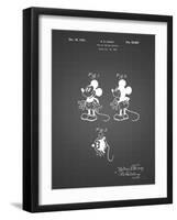 PP191- Black Grid Mickey Mouse 1929 Patent Poster-Cole Borders-Framed Giclee Print