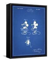 PP191- Blueprint Mickey Mouse 1929 Patent Poster-Cole Borders-Framed Stretched Canvas