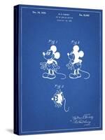PP191- Blueprint Mickey Mouse 1929 Patent Poster-Cole Borders-Stretched Canvas