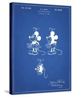 PP191- Blueprint Mickey Mouse 1929 Patent Poster-Cole Borders-Stretched Canvas