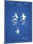 PP191- Blueprint Mickey Mouse 1929 Patent Poster-Cole Borders-Mounted Premium Giclee Print