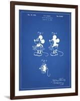 PP191- Blueprint Mickey Mouse 1929 Patent Poster-Cole Borders-Framed Giclee Print