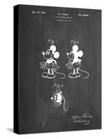 PP191- Chalkboard Mickey Mouse 1929 Patent Poster-Cole Borders-Stretched Canvas