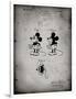 PP191- Faded Grey Mickey Mouse 1929 Patent Poster-Cole Borders-Framed Giclee Print