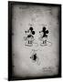 PP191- Faded Grey Mickey Mouse 1929 Patent Poster-Cole Borders-Framed Giclee Print