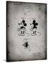 PP191- Faded Grey Mickey Mouse 1929 Patent Poster-Cole Borders-Stretched Canvas