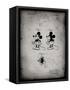 PP191- Faded Grey Mickey Mouse 1929 Patent Poster-Cole Borders-Framed Stretched Canvas