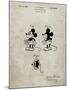 PP191- Sandstone Mickey Mouse 1929 Patent Poster-Cole Borders-Mounted Giclee Print