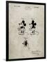 PP191- Sandstone Mickey Mouse 1929 Patent Poster-Cole Borders-Framed Giclee Print