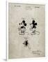 PP191- Sandstone Mickey Mouse 1929 Patent Poster-Cole Borders-Framed Premium Giclee Print