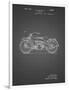 PP194- Black Grid Harley Davidson Motorcycle 1919 Patent Poster-Cole Borders-Framed Giclee Print