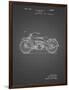 PP194- Black Grid Harley Davidson Motorcycle 1919 Patent Poster-Cole Borders-Framed Giclee Print