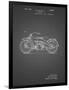 PP194- Black Grid Harley Davidson Motorcycle 1919 Patent Poster-Cole Borders-Framed Giclee Print