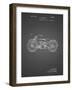 PP194- Black Grid Harley Davidson Motorcycle 1919 Patent Poster-Cole Borders-Framed Giclee Print