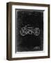 PP194- Black Grunge Harley Davidson Motorcycle 1919 Patent Poster-Cole Borders-Framed Giclee Print