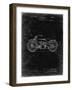 PP194- Black Grunge Harley Davidson Motorcycle 1919 Patent Poster-Cole Borders-Framed Giclee Print