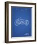 PP194- Blueprint Harley Davidson Motorcycle 1919 Patent Poster-Cole Borders-Framed Premium Giclee Print