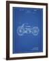 PP194- Blueprint Harley Davidson Motorcycle 1919 Patent Poster-Cole Borders-Framed Giclee Print