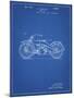 PP194- Blueprint Harley Davidson Motorcycle 1919 Patent Poster-Cole Borders-Mounted Giclee Print