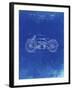 PP194- Faded Blueprint Harley Davidson Motorcycle 1919 Patent Poster-Cole Borders-Framed Giclee Print