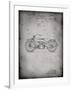 PP194- Faded Grey Harley Davidson Motorcycle 1919 Patent Poster-Cole Borders-Framed Giclee Print