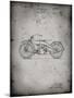 PP194- Faded Grey Harley Davidson Motorcycle 1919 Patent Poster-Cole Borders-Mounted Giclee Print