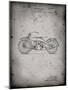 PP194- Faded Grey Harley Davidson Motorcycle 1919 Patent Poster-Cole Borders-Mounted Giclee Print