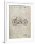 PP194- Sandstone Harley Davidson Motorcycle 1919 Patent Poster-Cole Borders-Framed Giclee Print