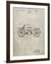 PP194- Sandstone Harley Davidson Motorcycle 1919 Patent Poster-Cole Borders-Framed Giclee Print