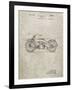 PP194- Sandstone Harley Davidson Motorcycle 1919 Patent Poster-Cole Borders-Framed Giclee Print