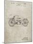 PP194- Sandstone Harley Davidson Motorcycle 1919 Patent Poster-Cole Borders-Mounted Giclee Print