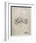 PP194- Sandstone Harley Davidson Motorcycle 1919 Patent Poster-Cole Borders-Framed Giclee Print