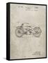 PP194- Sandstone Harley Davidson Motorcycle 1919 Patent Poster-Cole Borders-Framed Stretched Canvas