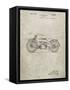 PP194- Sandstone Harley Davidson Motorcycle 1919 Patent Poster-Cole Borders-Framed Stretched Canvas