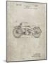 PP194- Sandstone Harley Davidson Motorcycle 1919 Patent Poster-Cole Borders-Mounted Giclee Print