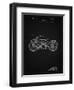 PP194- Vintage Black Harley Davidson Motorcycle 1919 Patent Poster-Cole Borders-Framed Giclee Print