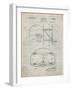 PP196-Antique Grid Parchment Albach Basketball Goal Patent Poster-Cole Borders-Framed Premium Giclee Print