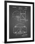 PP196-Black Grid Albach Basketball Goal Patent Poster-Cole Borders-Framed Giclee Print