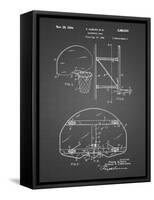 PP196-Black Grid Albach Basketball Goal Patent Poster-Cole Borders-Framed Stretched Canvas